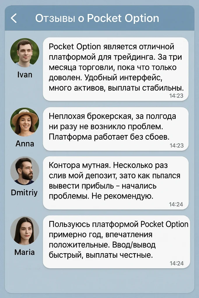 отзывы о Pocket Option