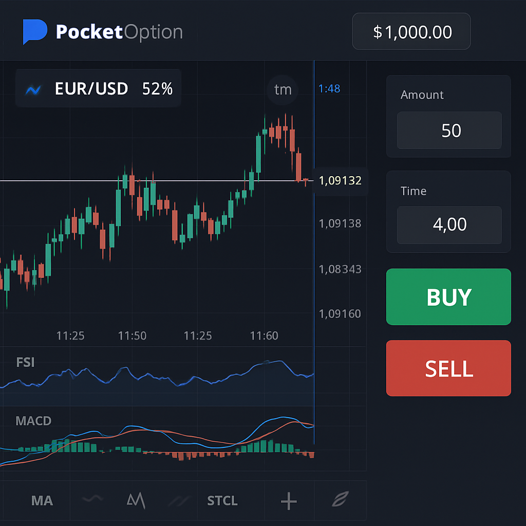 Торговля на Pocket option